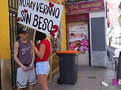 sandra's summer kiss leads to public mature outdoor fuck craving