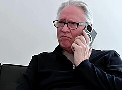 Senior's Sultry Conquest of Busty Topmodel