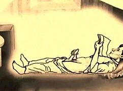 Vintage hairy retro scenes explore antique erotic depths boldly