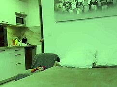 Horny homemade couple fingers and rides after cap d'agde nudist pool party orgy