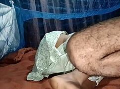 curvy indian whore strips traditional clothes for boss sex pounding