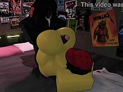 Roblox Noob Gags on Monster Big Black Cock Deep