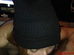 petite babe licks my ass to get cock hard then takes rough anal cum!!