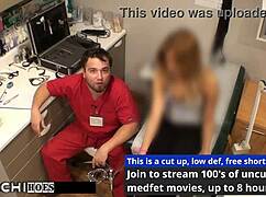 Doctor rams mandatory hitachi orgasms into maria santos guinea pig pussy