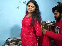 college couple experiments with light bdsm as girlfriend sucks and strokes his big cock