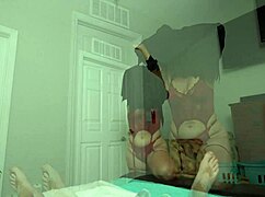 the big ass blonde cougar ghostface bends over and rides my monster cock hard