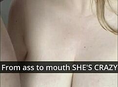 cheating wife olivia bay texts husband during rough anal quickie pounding