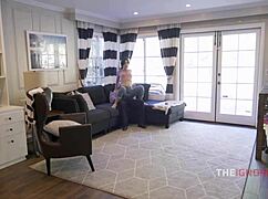 old man of the house rides teen 18+ cowgirl style in jeans, casual freeuse ignoring her completely