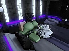fat ass goblin slut begs for deep breeding on roblox