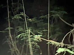 Neighbor lured to jungle for wild outdoor pounding amid fetish panty play domination