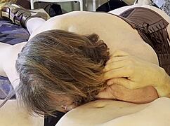 whoa, wonder granny slurps heroic cock like a total slut!