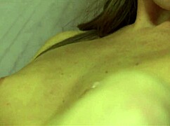 Maddy O'Reilly Rides Ten-Inch Cock Doggystyle in Fishnets