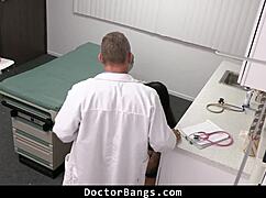 nurse charlie valentine, ready to finish that naughty procedure on lily larimar with doctorbangs pounding her hard?