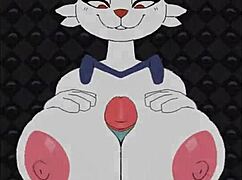 Sexy Bunny Cinderace Boobs Banged in Titty Fuck Game