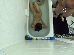 Whoa Candy Cruise Chokes Deep on Cock in Bathtub POV!