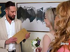 stepdaughter crashes our past for epic father-in-law threesome blowout!