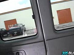 That juicy Latina's ass gets railed on the 305 bus