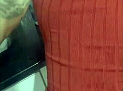Empregada's curvy brazilian ass bent over for huge cock doggystyle and deepthroat pov pounding