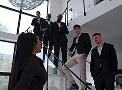 yasmina khan realtor's big tits ass gaped in interracial anal gangbang