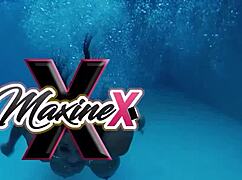 Real NYMPHO MAXINE X Fucks 3 TOYS Then BLOWS That HARD COCK!