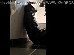 sophie la larve bound mummy slave gags on cock in final bdsm humiliation fellation