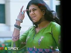Swarnamalaya Jiggles Massive Asian Indian Tits Boobs Closeup Tease