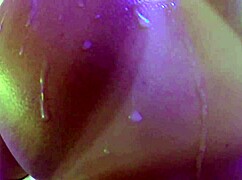 stepdaughter bends over uncensored for sneaky japanese creampie