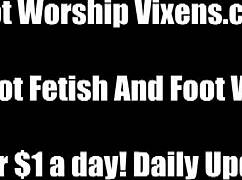 Hot ebony goddess commands foot worship toes licked jerk off instructions