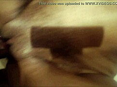 pretty young ebony teases tight pussy lips before sucking big cock caribbean creampie