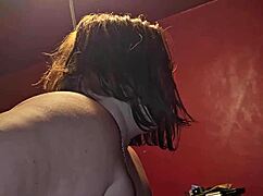 you like going in raw with those fishnets and leggings on, milf? feel that rough cum filling you up.