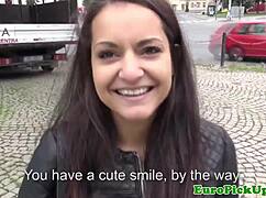 next door euro teen slut blows pov then public outdoor cum tasting