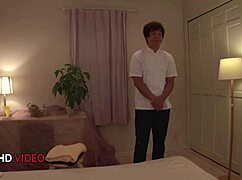 Steamy Asian Massage Seduction Unleashes Japanese Goddess Passionately Sucking Intense Cock in JAV Blowjob Frenzy