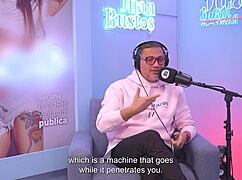 😍 kaorianya the latina cosplay babe multi-orgasms on fuck machine during juan bustos podcast!