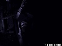 blonde teen sweats fingering tight clit to climax