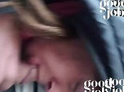 Camden NJ Girl Deepthroats Monster Cock and Swallows Street Cum at 6AM