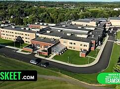 shy teen turns into squirting pussy toy under old teachers instructions