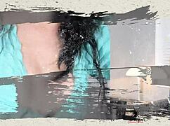 Jazmin Poses Seductively in Two-Tone Bikini Photoshoot