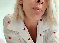 at the vacation house with parents and she sneaks in for jerk off fun