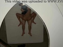 check out this sexy latina teen's wet pussy getting creampied in casting