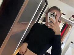 good morning blacknails pink socks feet fetish tease