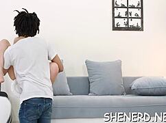 naughty teen glasses slut gets fucked 😈👓