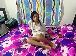 Perverted Stepdad Savagely Tears Stepdaughter's Tiny Tight Pussy