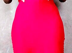 Sexy African Lady's Massive Tits Bounce in Hot Reveal