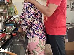 uhh stepmom calls me to kitchen while stepdad sleeps 😏