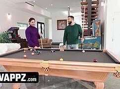 SWAPPZ STEPDAUGHTERS SEDUCE STEPDADS WITH STEAMY TABOO RIDES AND LICKS!