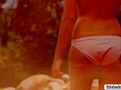 wanna see this lesbian teen facesit her blonde friend licking shaved pussy in hot 69 outdoors?