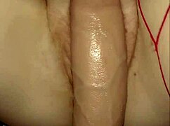 Soft Petite Redhead'S Tight Pussy Swallows Monster Dildo Deep in Bedroom Close-Up Pt 1