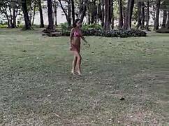 Monika Fox Poses Bikini Stars Beach Big Tits Tattoo