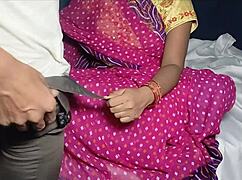 desiwifese bends over showing hairy pussy for dirty quickie fuck