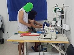 Tempted Coworker Sucks My Latina Vagina